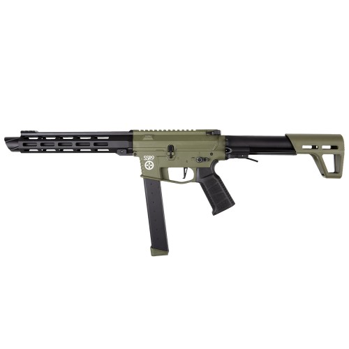 Novritsch SSR9 AEG (Green), In airsoft, the mainstay (and industry favourite) is the humble AEG